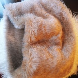 Talbots Faux fur infinity scarf neck warmer